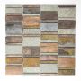 MOSAIK STEN/KOPPARBEHANDLING MIX RT 30X30CM PRIS PER ARK