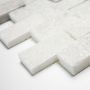 MOSAIK SPLITFACE SUGAR MARBLE 3D BRICK 2,3X4,8CM PRIS PER ARK