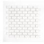 MOSAIK WELSCHEIT ARCHITECTURE VIT BLANK 30X30CM PRIS PER ARK
