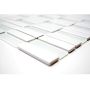 MOSAIK STICK GLASMIX VIT 7,2X2,2CM PRIS PER ARK