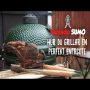 KOLGRILL KAMADO SUMO MIDI 21" Ø55CM GRÖN