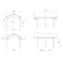 CARPORT PALMAKO ROBERT 11,7M²