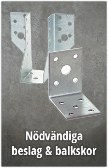 Nödvändiga beslag & balkskor