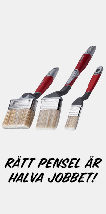 Rätt pensel är halva jobbet!